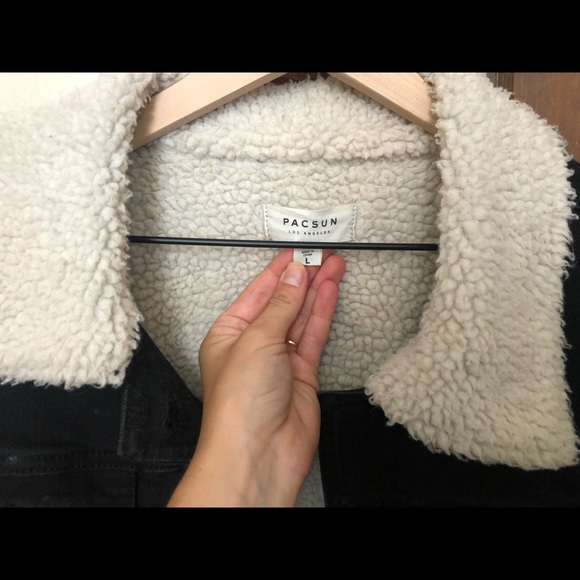 PacSun Black Denim Jacket - Picture 4 of 4